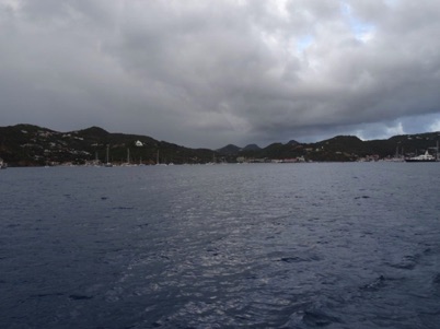 The anchorage at St. Barths The anchorage at St. Barths